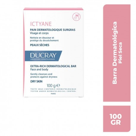 Ictyane Barra Dermatológica Extra Enriquecida Para Piel Seca 100 Gr